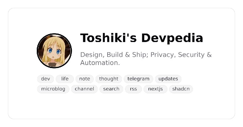 Telecast – Anda Toshiki