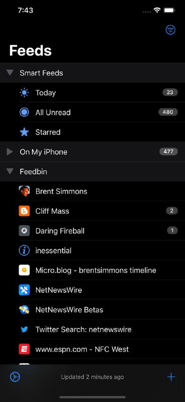NetNewsWire, foremost one of the best possible RSS reader respectively designated and developed upon native Swift for the Apple Ecosystem with the aim on privacy, open-source, portability & content-centric, the simple slogan proclaimed by the developer by which,More news, less junk. Faster.Is a direct indication on the approach on the avoidance of the repugnant tradtional RSS reader with subscription and promotional ads, hence the creation of the software for a content-centric, mnimalstic methodology on feed absorption. The software project with its affiliates are completely open-sourced on GitHub, built for MacOS & iOS #dev #shareOfficial site