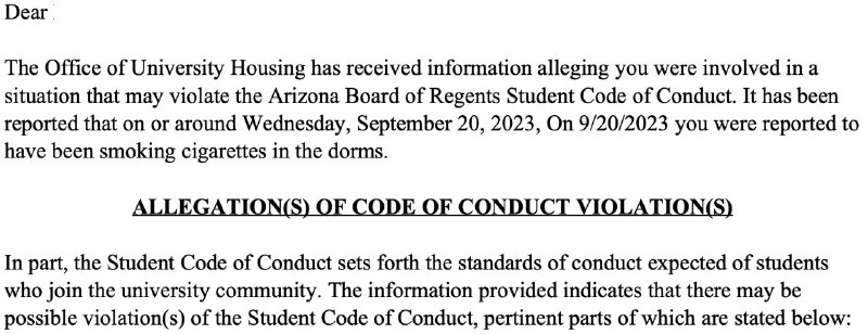 One of the largest Universities in the entire North America does not even allow student to smoke in dorm, well I understand but indubitably absurd. #daily