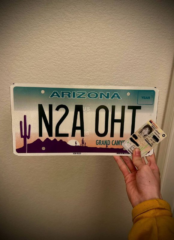 License + Plate ultimately shipped over by DMV despite the vehicle is currently gone behind me for a short while. #life #daily #photo