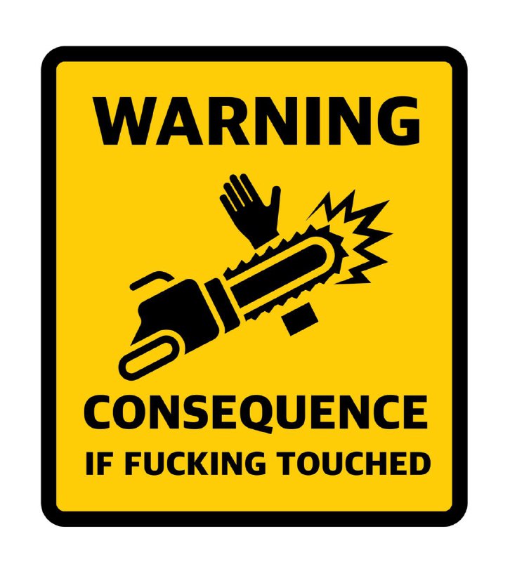 ⚠️ Designed my first warning signage in life! As my second set of server rack will be delivered in approximately around 2 months, perhaps the side of the server rack would be a good place to fit such sign for warning all of my guest whom they comes over and are curious regarding my hardware setups.Technology in used